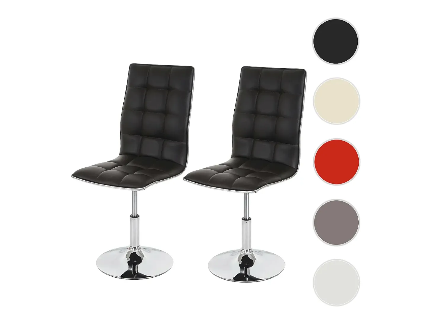 Silla de comedor MCW-C41 (juego de 2), marrón