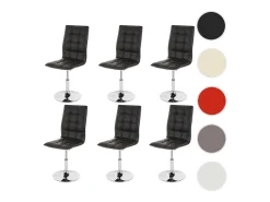 Silla de comedor MCW-C41 (juego de 6), marrón