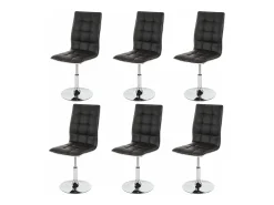 Silla de comedor MCW-C41 (juego de 6), marrón