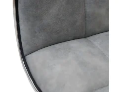 Silla de comedor MCW-C41 (set de 2), gris hormigón vintage
