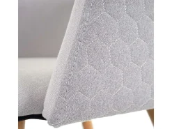 Silla de comedor MCW-D71, gris-gris claro