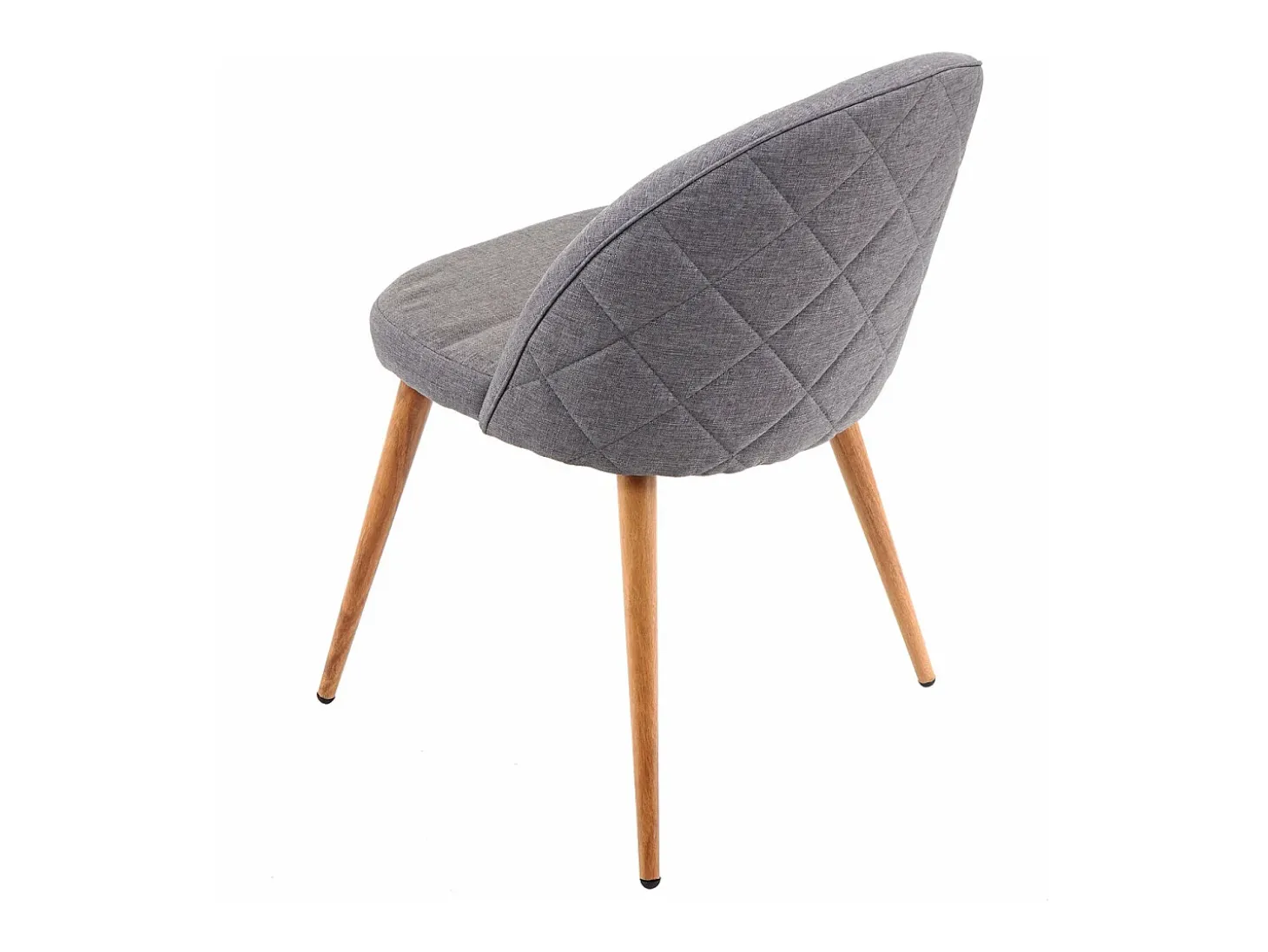 Silla de comedor MCW-D53 (juego de 6), gris oscuro