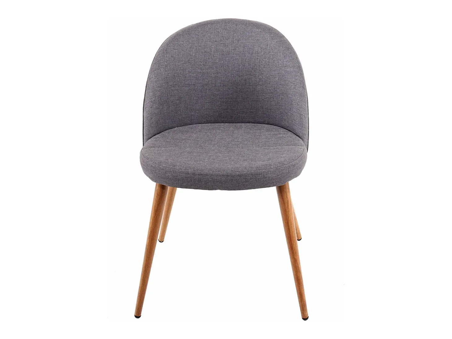 Silla de comedor MCW-D53 (juego de 6), gris oscuro