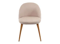 Silla de comedor MCW-D53 (juego de 4), beige