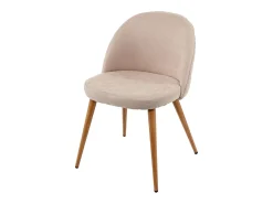 Silla de comedor MCW-D53 (juego de 4), beige