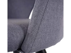 Silla de comedor MCW-D73 (juego de 6), gris oscuro
