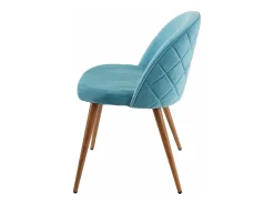 Silla de comedor MCW-D53 (juego de 4), turquesa