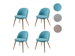 Silla de comedor MCW-D53 (juego de 4), turquesa