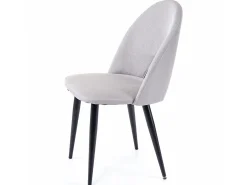 Silla de comedor MCW-D73 (juego de 4), gris