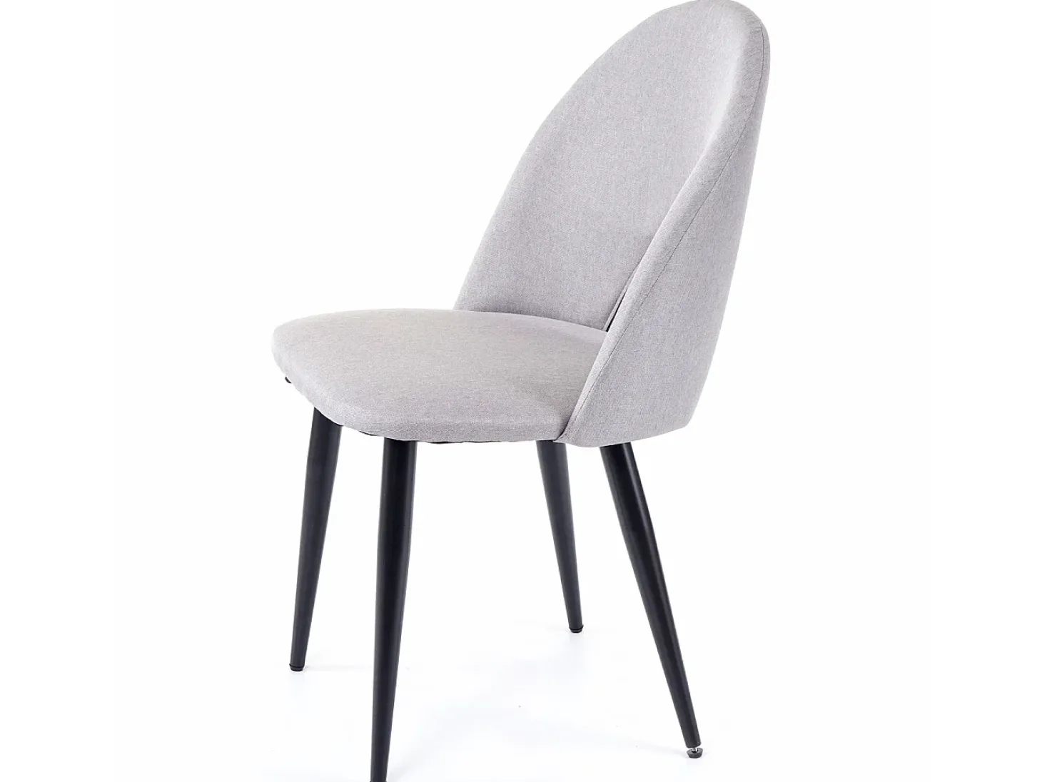 Silla de comedor MCW-D73 (juego de 4), gris
