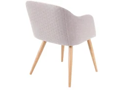 Silla de comedor MCW-D71 (set de 2), crema-beige