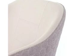 Silla de comedor MCW-D71 (set de 2), crema-beige