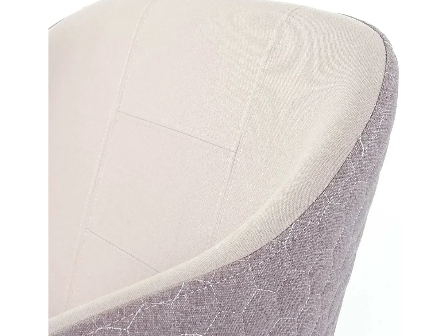 Silla de comedor MCW-D71 (set de 2), crema-beige