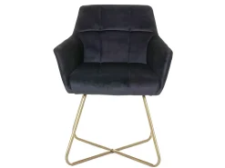 Silla de comedor MCW-F37, negro