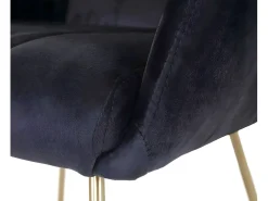 Silla de comedor MCW-F37, negro