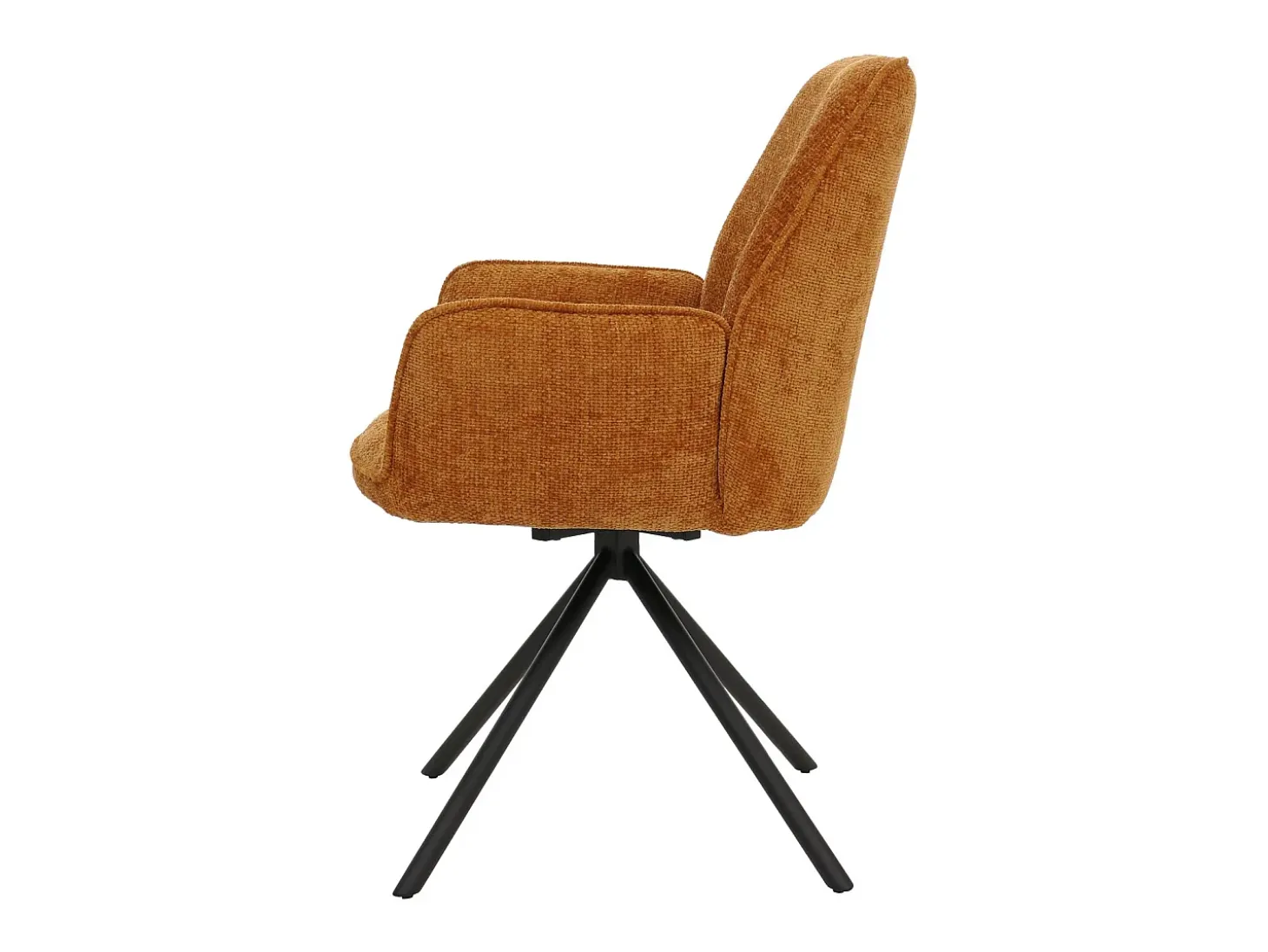 Silla de comedor MCW-G67, amarillo mostaza