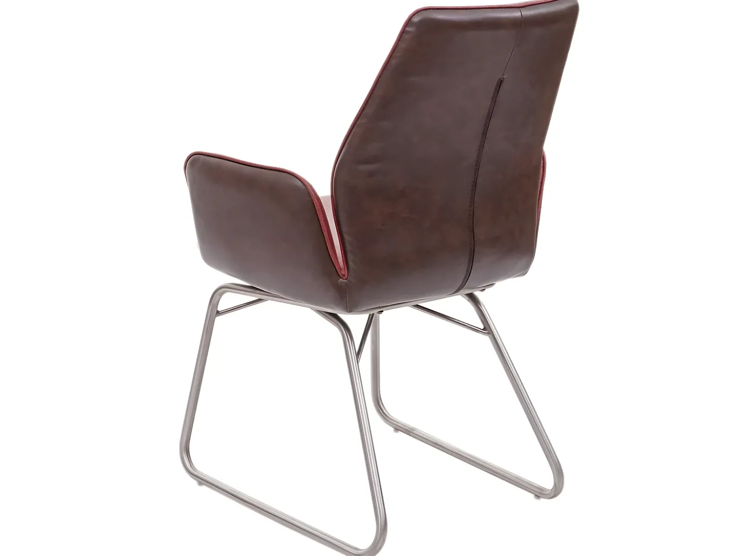 Silla de comedor MCW-G73, aspecto ante marrón
