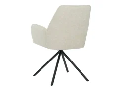 Silla de comedor MCW-G67, crema