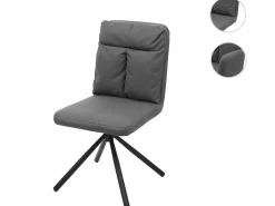 Silla de comedor MCW-G58, gris