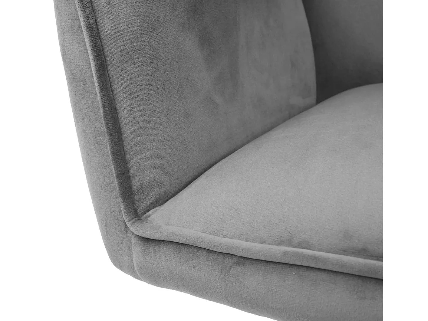Silla de comedor MCW-G67, gris oscuro, acero inoxidable