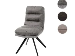 Silla de comedor MCW-G66, gris-gris claro