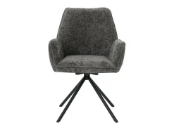 Silla de comedor MCW-G67, gris oscuro