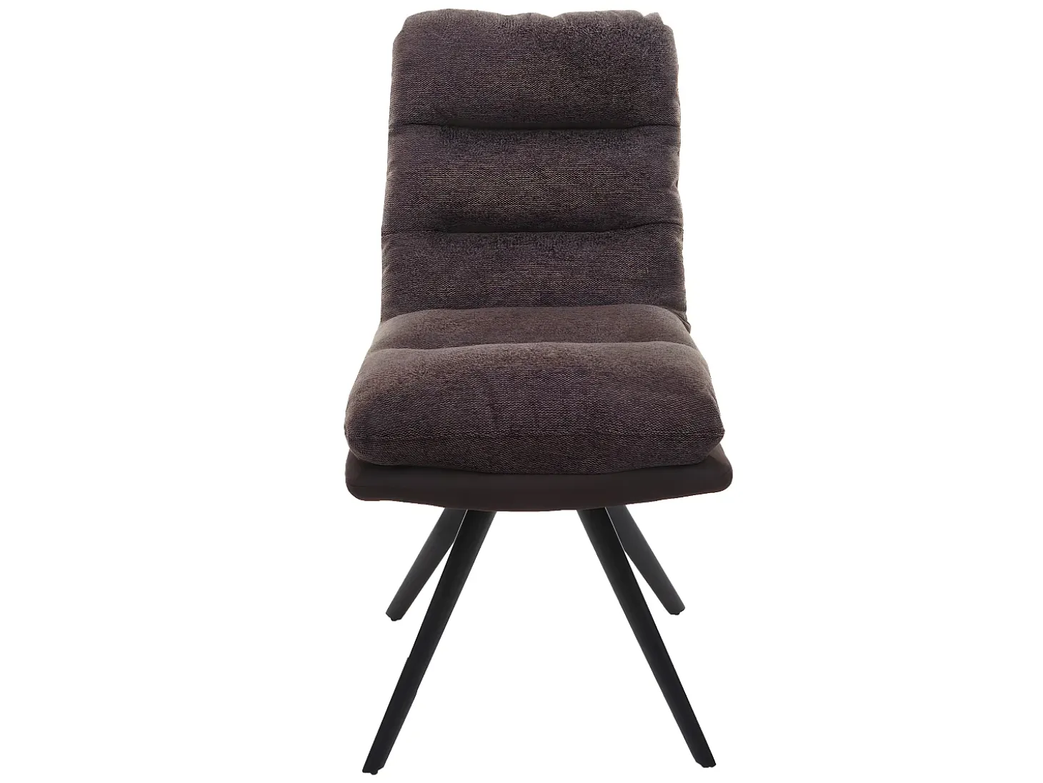 Silla de comedor MCW-G66, marrón-marrón oscuro