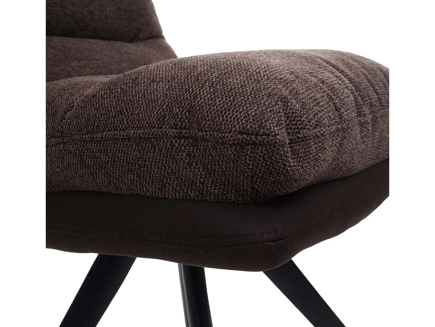 Silla de comedor MCW-G66, marrón-marrón oscuro