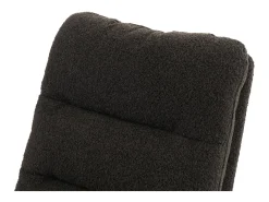 Silla de comedor MCW-G66 Bouclé (juego de 6), gris oscuro
