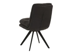 Silla de comedor MCW-G66 Bouclé (juego de 6), gris oscuro