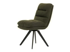 Silla de comedor MCW-G66 Bouclé (juego de 6), verde