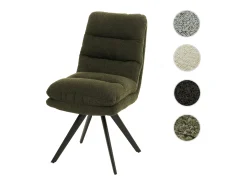 Silla de comedor MCW-G66 Bouclé, verde