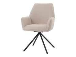 Silla de comedor MCW-G67 Bouclé, crema