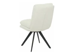 Silla de comedor MCW-G66 Bouclé, blanco crema