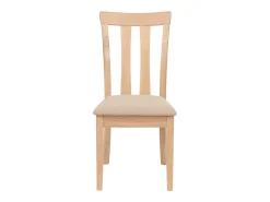 Silla de comedor MCW-G46 (juego de 2), estructura en color natural, beige