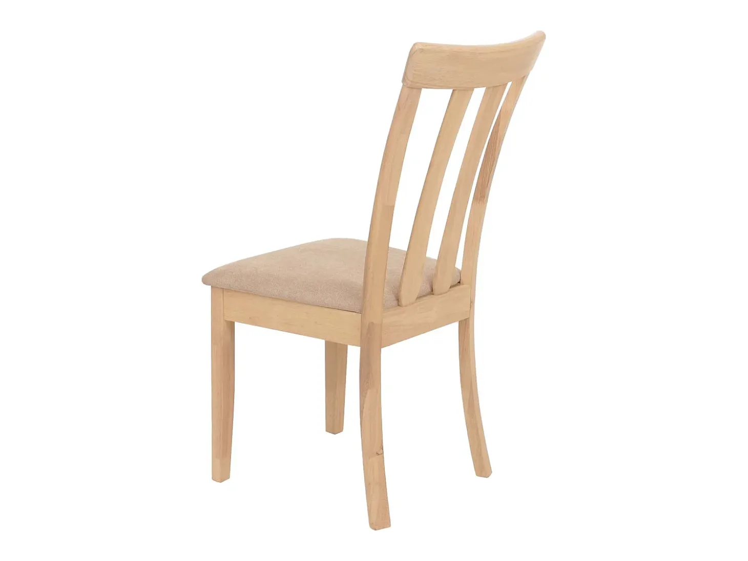 Silla de comedor MCW-G46 (juego de 2), estructura en color natural, beige