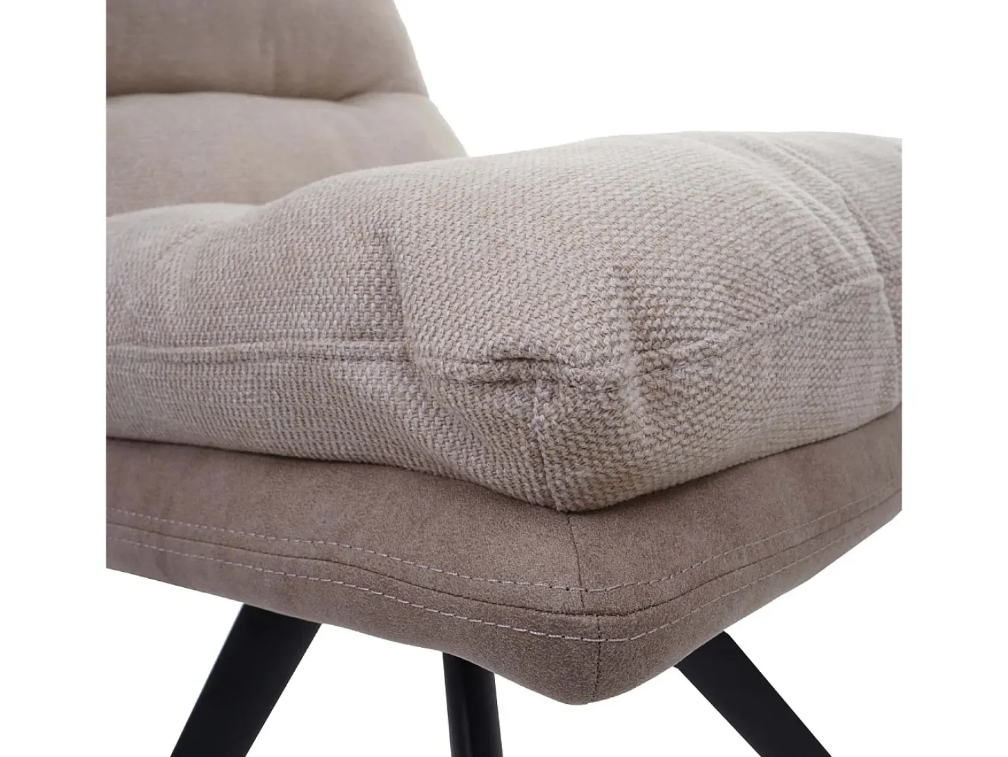 Silla de comedor MCW-G66 (juego de 6), crema