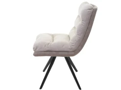 Silla de comedor MCW-G66 (juego de 6), crema