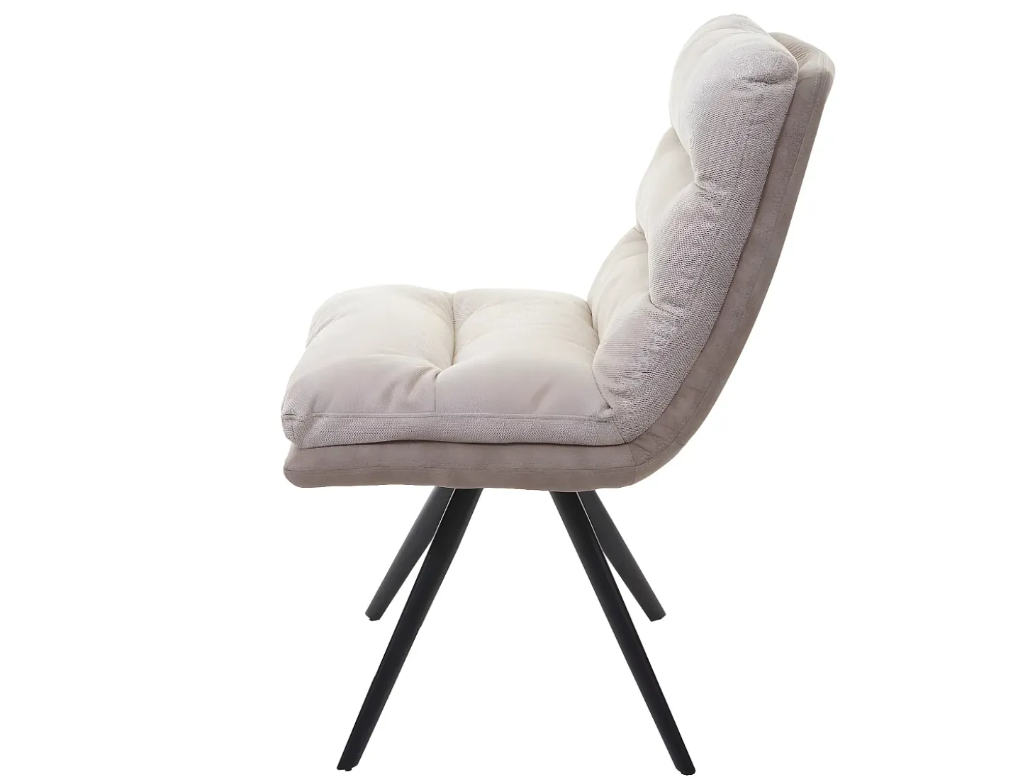 Silla de comedor MCW-G66 (juego de 6), crema