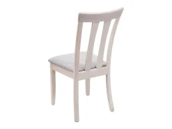 Silla de comedor MCW-G46 (juego de 6), estructura clara, gris