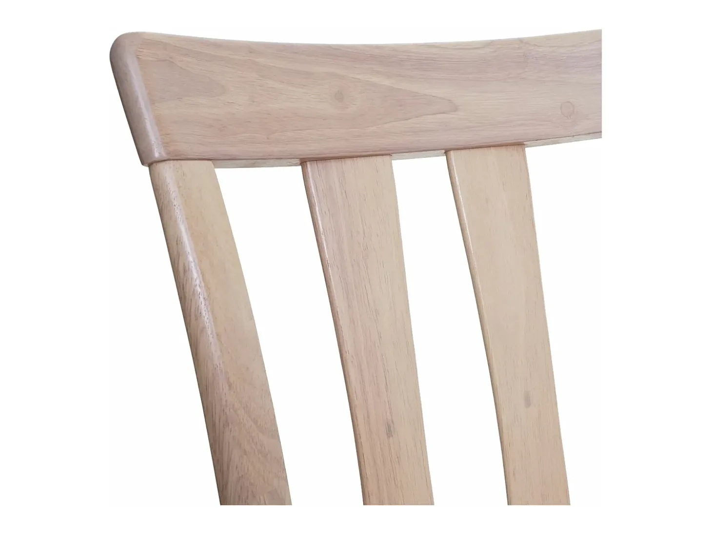 Silla de comedor MCW-G46 (juego de 6), estructura color natural, naranja