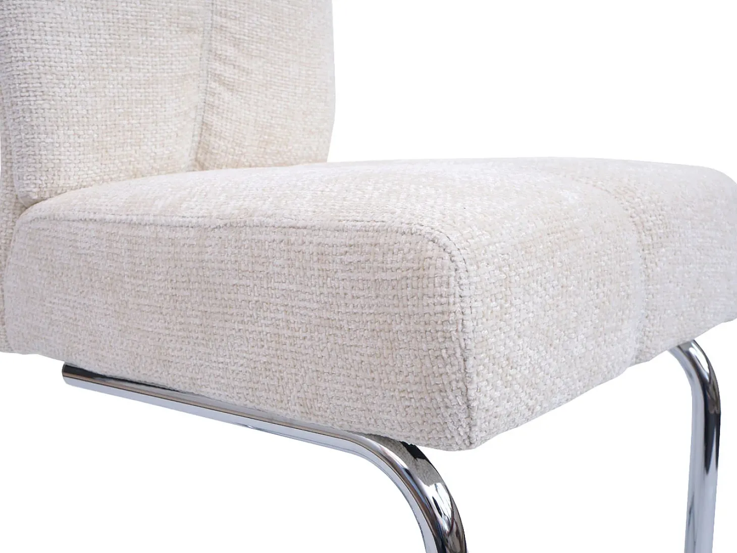 Silla de comedor MCW-G56 (juego de 2), crema