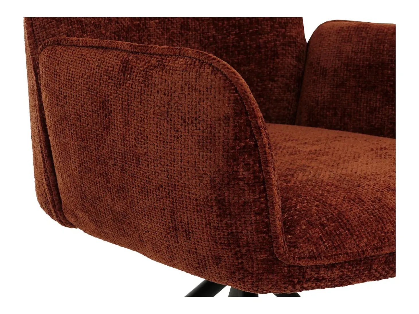 Silla de comedor MCW-G67 (juego de 6), rojo óxido