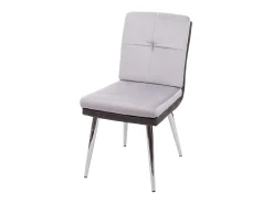 Silla de comedor MCW-G48 (juego de 6), gris