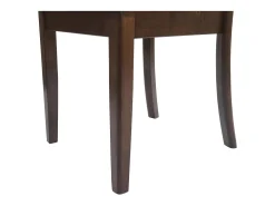 Silla de comedor MCW-G46 (juego de 6), estructura oscura, naranja