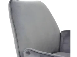Silla de comedor MCW-G67 (juego de 6), gris oscuro, acero inoxidable