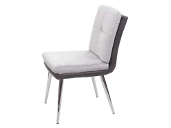 Silla de comedor MCW-G48 (juego de 2), gris