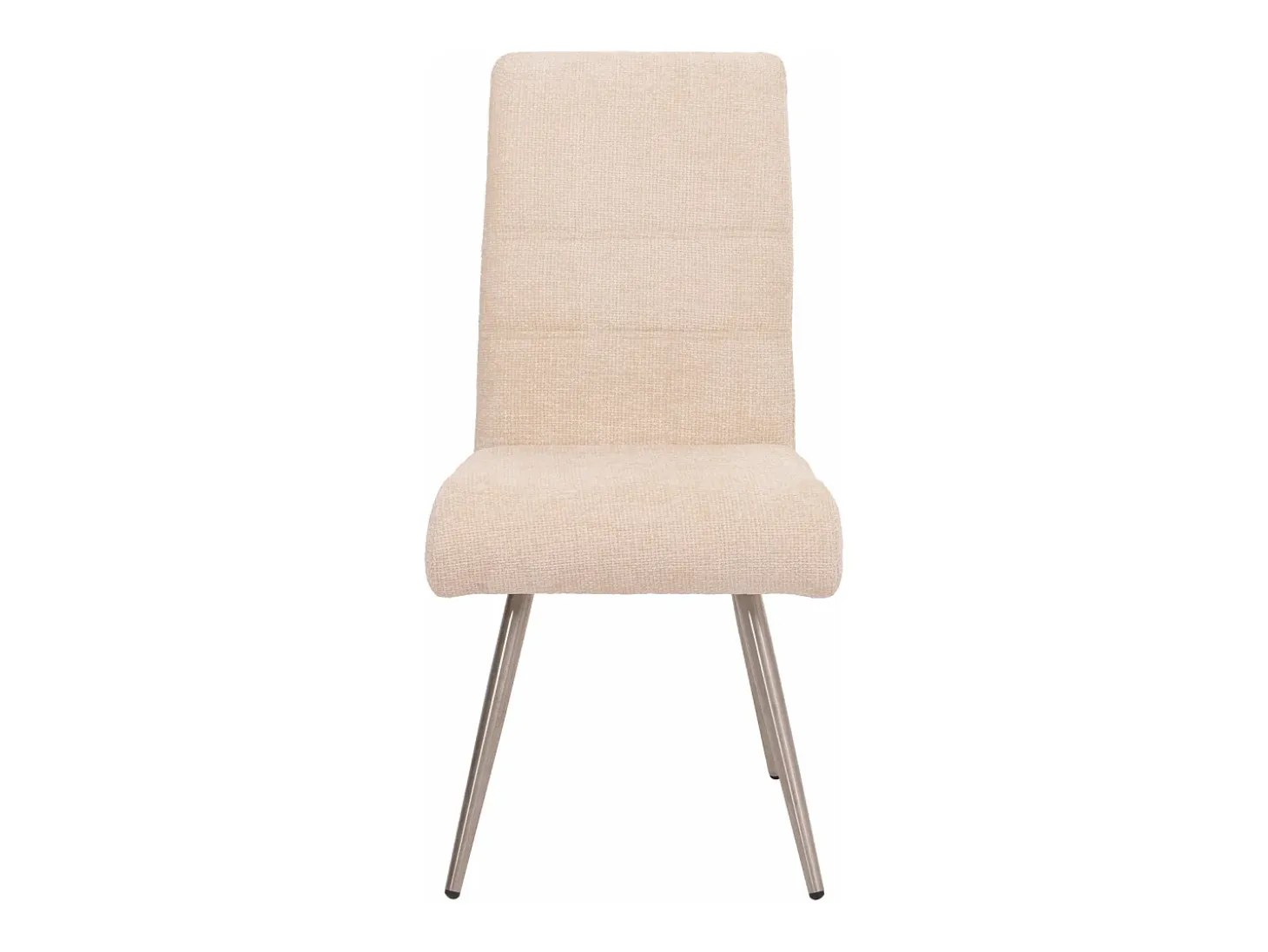 Silla de comedor MCW-G55 (set de 2), crema