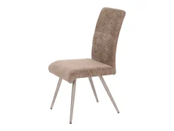 Silla de comedor MCW-G55 (set de 2), marrón