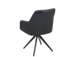 Silla de comedor MCW-H73, gris oscuro